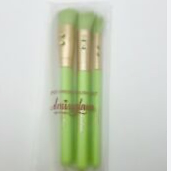SL Miss Glam Green Makeup Brush Set Trio BNIP - Picture 8 of 12